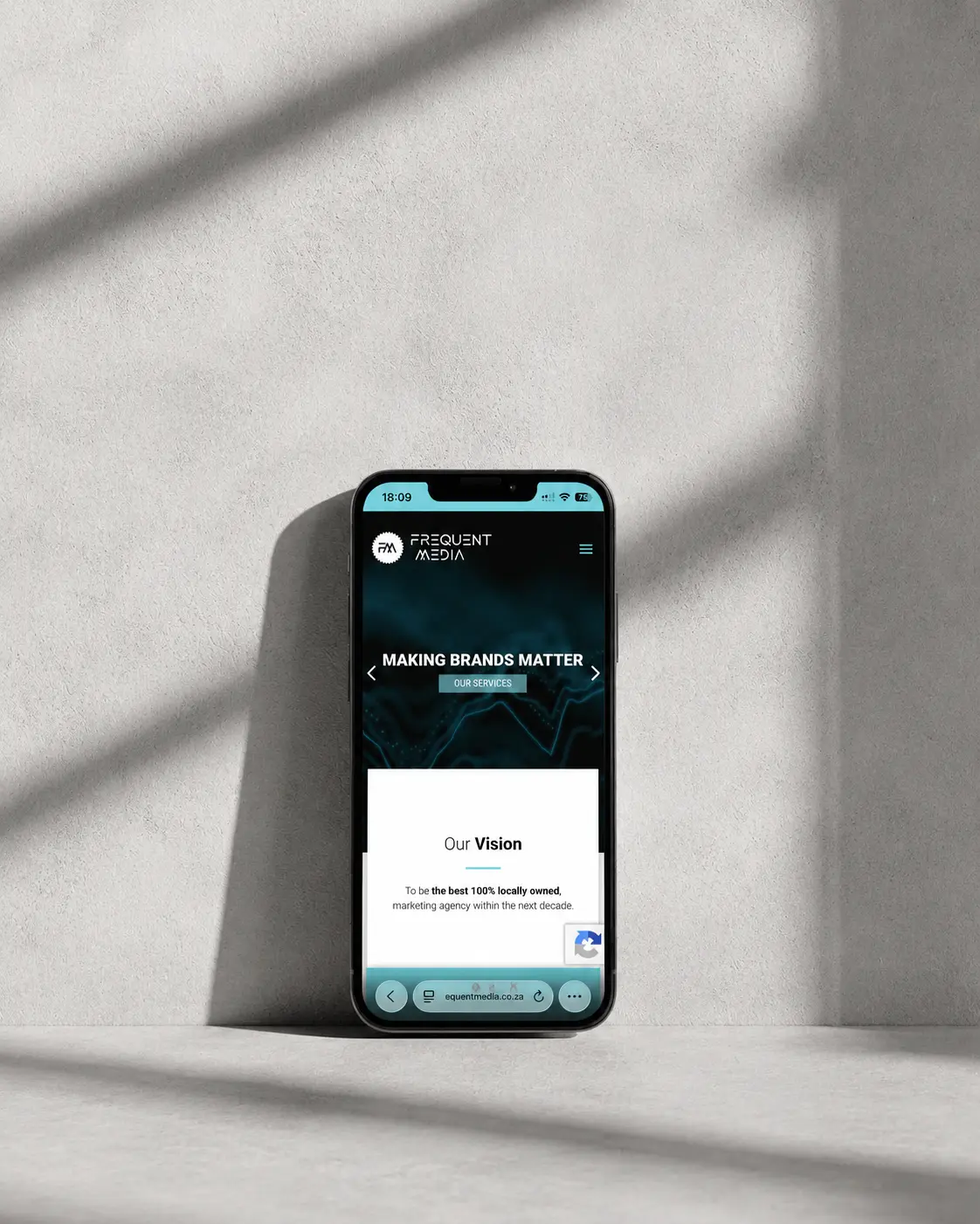 Frequent Media website by X Digital