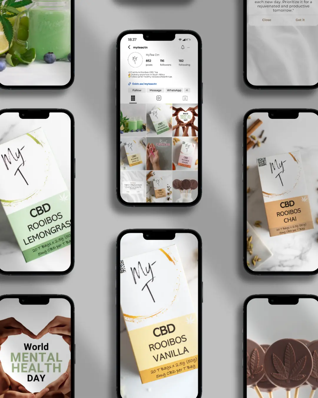My T social media content by X Digital