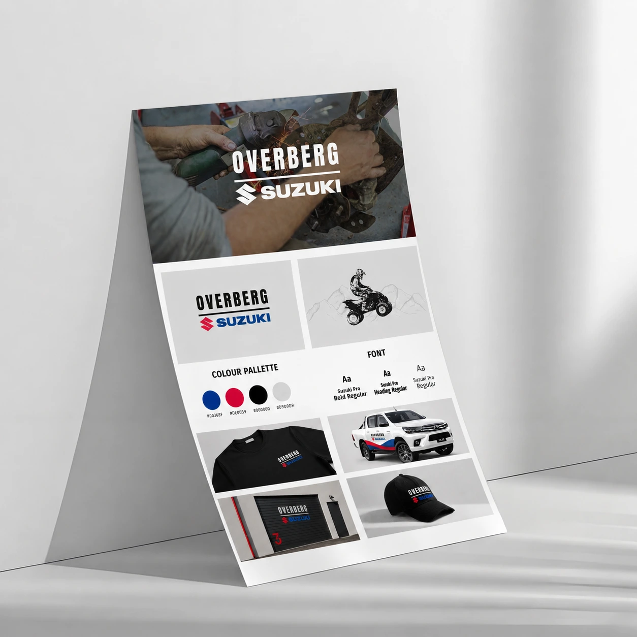 Overberg Suzuki brand identity by X Digital