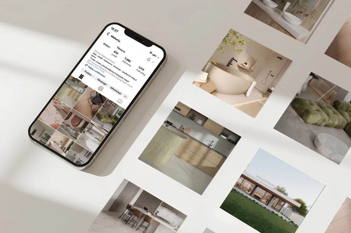 Tiletoria content and social media by X Digital